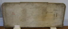 Commode à cinq tiroirs, dessus de marbre blanc, image 7/7