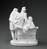 Groupe en biscuit de porcelaine : Les Adieux de Pâris et d'Hélène, image 5/5