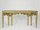 Console d'applique en demi-lune à six pieds, image 4/11