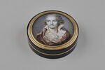 Tabatière ronde : autoportrait de François Dumont, image 1/6