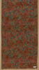 Tissu de laine à gros point, imitant la tapisserie, décoré de fleurs et feuillages, à dominante bleu-vert, image 3/6