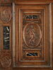 Armoire à deux corps et à décor de plaques de marbre, image 4/11