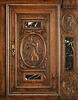 Armoire à deux corps et à décor de plaques de marbre, image 5/11