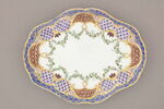 Pot à confiture couvert et son plateau lobé, décor polychrome, image 8/9