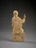 Figure d'applique : Christ assis, bénissant, image 4/5