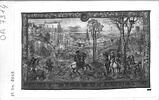 Le mois de mars ou Le signe du bélier ou La chasse au faucon, de la tenture des Chasses de Charles Quint, image 13/26