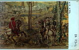 Le mois de mars ou Le signe du bélier ou La chasse au faucon, de la tenture des Chasses de Charles Quint, image 20/26