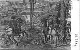 Le mois de mars ou Le signe du bélier ou La chasse au faucon, de la tenture des Chasses de Charles Quint, image 24/26