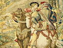 Le mois de mars ou Le signe du bélier ou La chasse au faucon, de la tenture des Chasses de Charles Quint, image 12/26