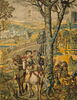 Le mois de mars ou Le signe du bélier ou La chasse au faucon, de la tenture des Chasses de Charles Quint, image 18/26