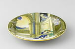 Assiette : Abimélech épiant Isaac et Rébecca, image 4/7