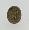 Plaquette : Hercule nu, à demi agenouillé, image 1/2