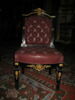 Chaise en bois noir de style Louis XIV, image 1/2