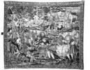 Tapisserie : Gargan transpercé par sa propre flèche, image 7/7