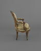 Fauteuil à médaillon d'une série de 4, image 3/5