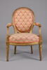 Fauteuil d'un mobilier de salon comprenant dix-sept pièces (OAR 205 à OAR 221), image 1/5