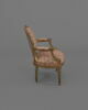 Fauteuil d'un mobilier de salon comprenant dix-sept pièces (OAR 205 à OAR 221), image 4/5
