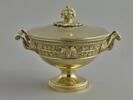 Coupe couverte de vermeil, avec son plateau (bouillon), image 14/18