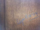 Commode marqueterie à deux tiroirs, image 4/9