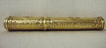 Etui à cire cylindrique, image 1/3