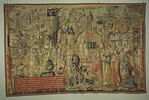 Louis XI levant le siège de Dole en 1477, de la tenture de saint Anatoile de Salins, image 3/9