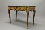 Table à décor de marqueterie en losange, image 1/3