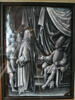 Plaque : Le Christ devant Hérode, d'une série de dix 