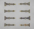 Onze médaillons et huit pentures d'un coffret, image 2/6
