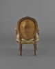 Fauteuil à médaillon d'une série de 4, image 2/4