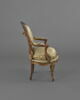 Fauteuil à médaillon d'une série de 4, image 3/4