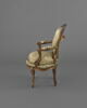 Fauteuil à médaillon d'une série de 4, image 4/4