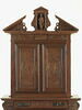 Armoire à deux corps et à décor de plaques de marbre, image 4/11
