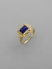 Bague en or avec lapis lazuli, image 1/3