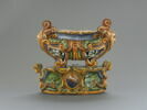 Salière ovale en forme de nef : armoiries, image 4/9