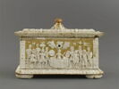 Coffret de forme rectangulaire, à couvercle plat surmonté d'un bouton, image 5/6