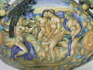 Gourde plate couverte à deux passants : le Jugement de Pâris / Mucius Scaevola se brûlant la main, image 7/11