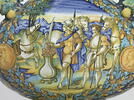 Gourde plate couverte à deux passants : le Jugement de Pâris / Mucius Scaevola se brûlant la main, image 11/11