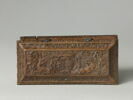 Boîte de toilette rectangulaire armoriée en bois sculpté, image 10/11