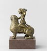 Pied de chandelier : personnage chevauchant un lion, image 4/6