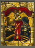 Panneau rectangulaire aux armes de Peter Tammann et de Barbe von Fleckenstein
Dans les angles supérieurs : saint Pierre et sainte Barbe, image 1/2