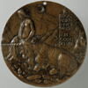 Médaille : Cecilia Gonzaga (1425-1451) / jeune fille et une licorne, image 2/4