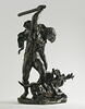 Groupe sculpté : Hercule terrassant l'Hydre de Lerne, image 1/2