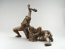Groupe sculpté : le jeu du saccomazzone, image 2/5