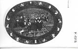 Plat ovale : Esther devant Assuérus, image 3/5