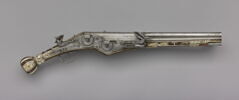 Pistolet à décor incrusté de scènes de chasse, image 8/9