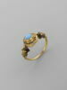 Bague en or avec pierre bleue (turquoise ?), image 1/2