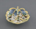 Coupe sur pied en forme de feuille de vigne, image 1/5