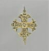 Croix de Malte en argent filigrané et doré, image 2/2