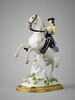 Statuette : cavalier en veste jaune, image 4/5