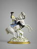 Statuette : cavalier en veste jaune, image 5/5